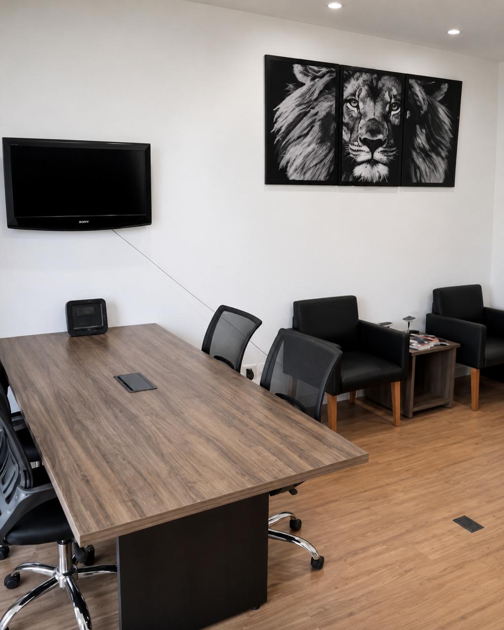 Sala de reunião para atendimento ao cliente
